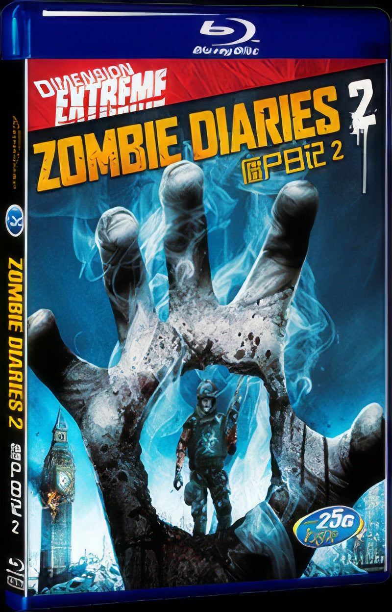 2011 World of the Dead: The Zombie Diaries Movie 1-Disc Box Set for Gift Collection Blu-ray