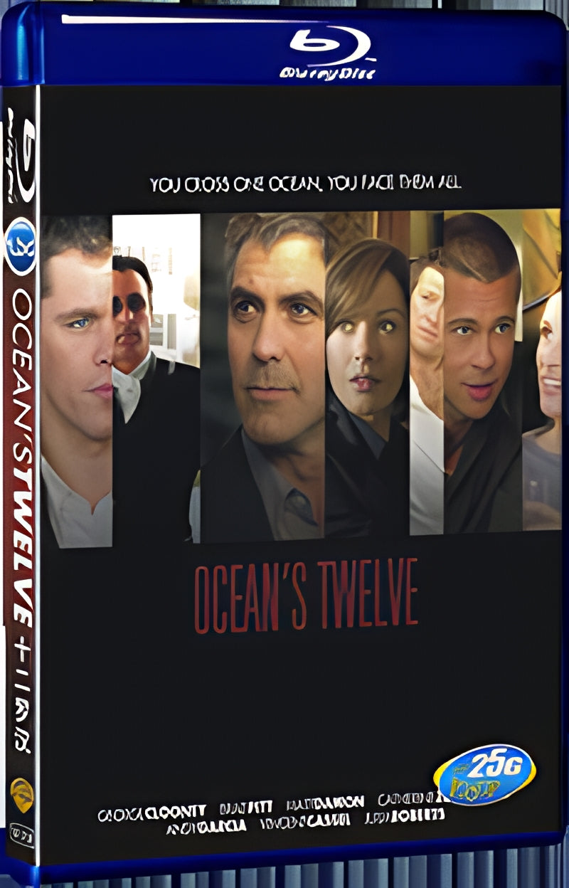 2004 Ocean's Twelve 1080P for Gift 1-Disc All RegionPlay Seal Box Blu-ray