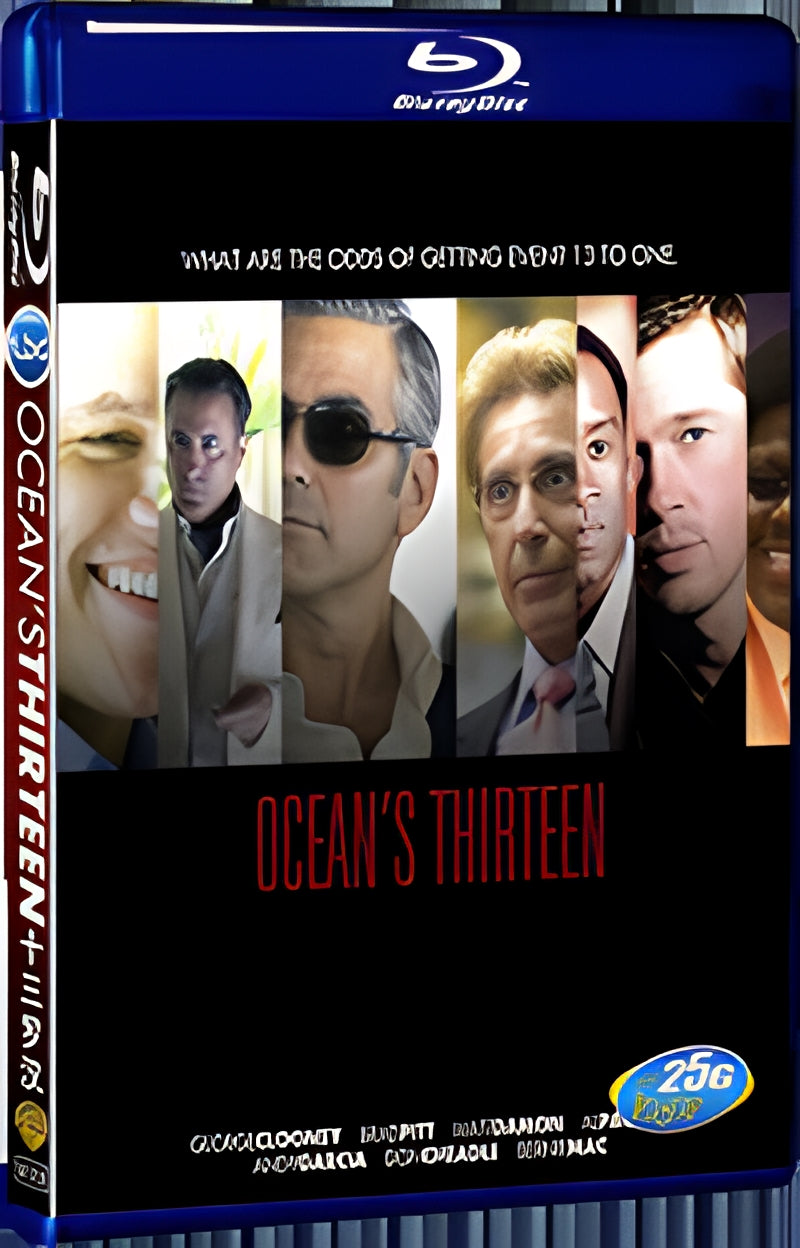 2007 Ocean's Thirteen 1080P for Gift 1-Disc All RegionPlay Seal Box Blu-ray