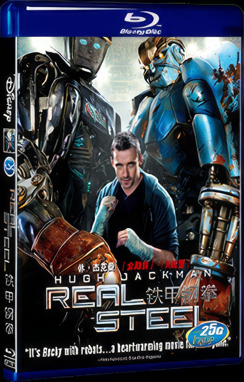 2011 Real Steel 1080P for Gift 1-Disc All RegionPlay Seal Box Blu-ray