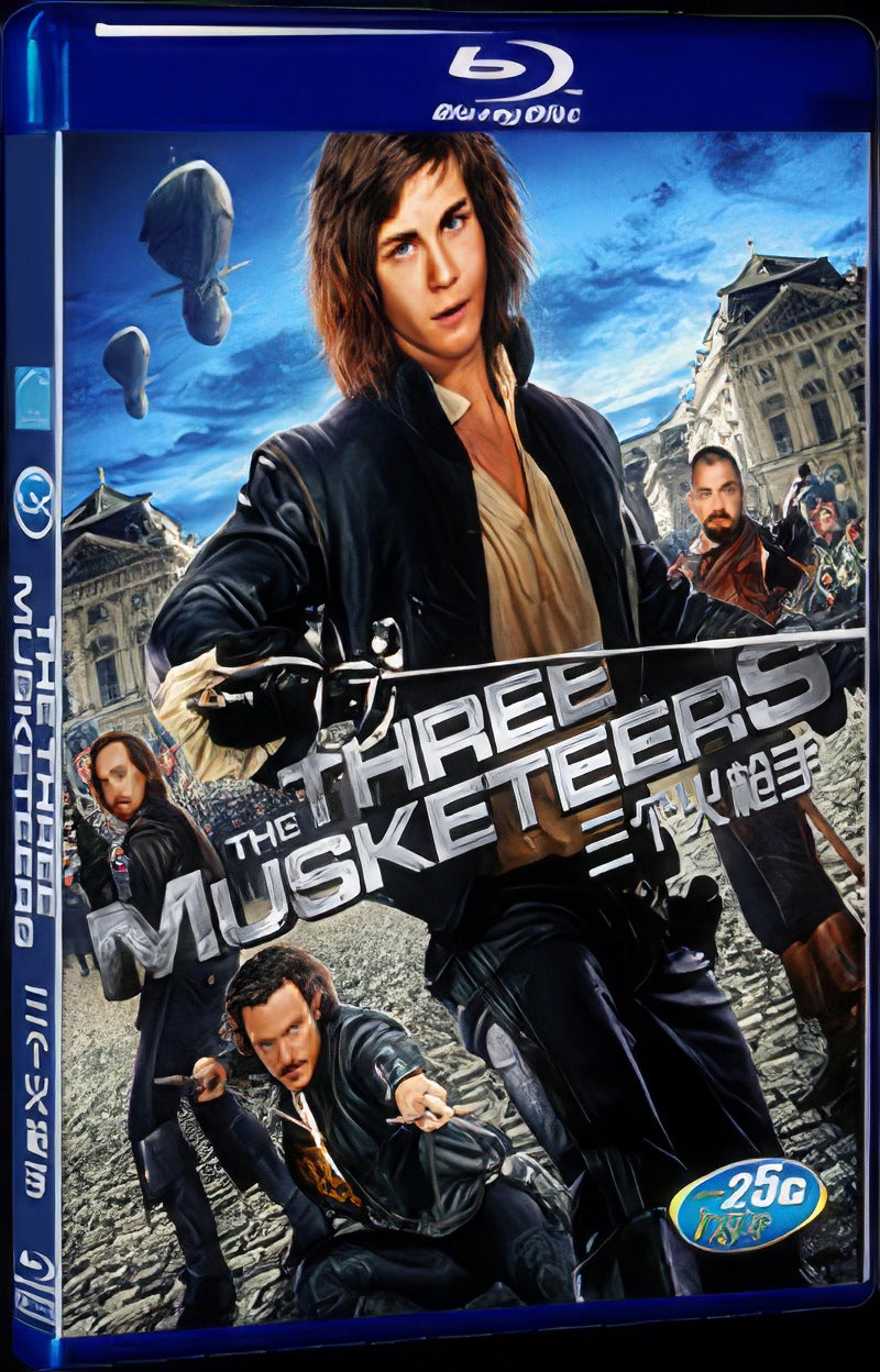 2011 The Three Musketeers Movie 1-Disc Box Set for Gift Collection Blu-ray