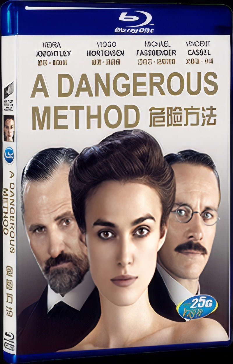 2011 A Dangerous Method Movie 1-Disc Box Set for Gift Collection Blu-ray