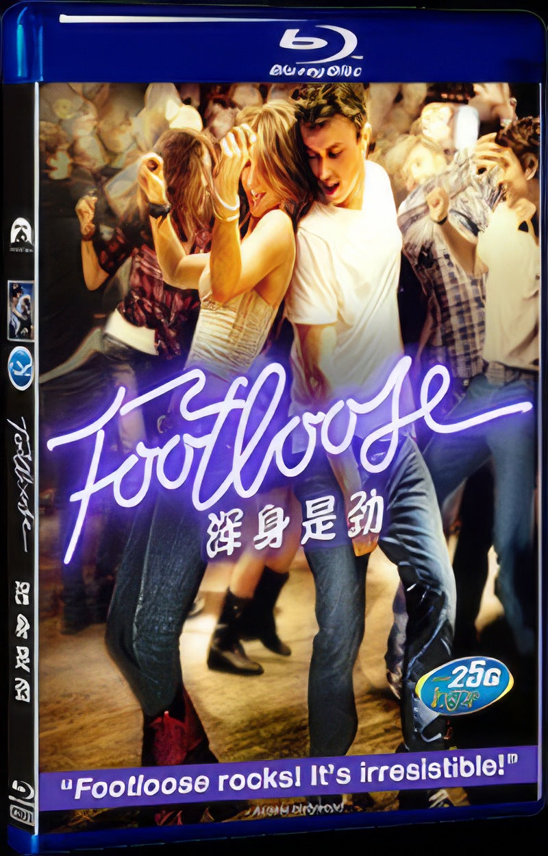 Footloose 2011 Movie 1-Disc Box Set for Gift Collection Blu-ray