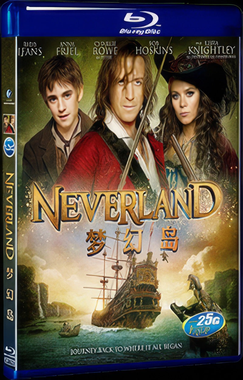 2011 Neverland Movie 1-Disc Box Set for Gift Collection Blu-ray