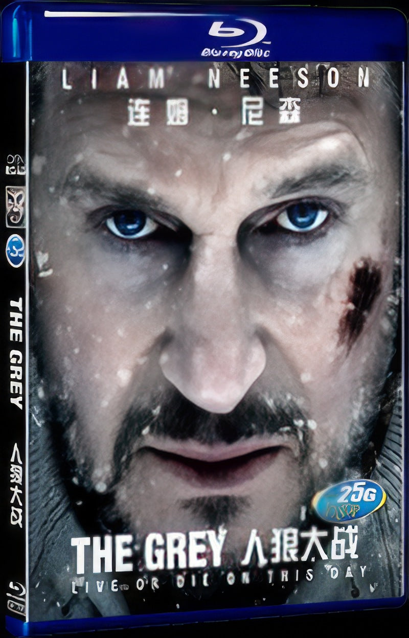 2011 The Grey Movie 1-Disc Box Set for Gift Collection Blu-ray