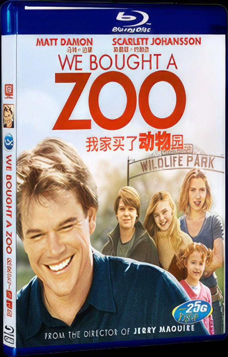 2011 We Bought a Zoo Movie 1-Disc Box Set for Gift Collection Blu-ray