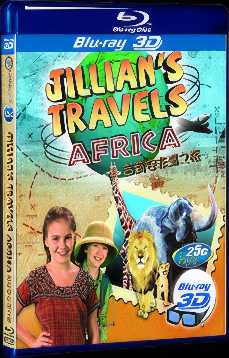 1985 Jillian 's travels afrlca Movie 1-Disc Box Set for Gift Collection Blu-ray