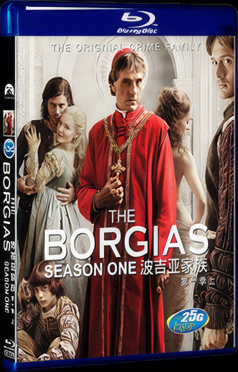 2011 The Borgias Season 1 Movie 3-Disc Box Set for Gift Collection Blu-ray
