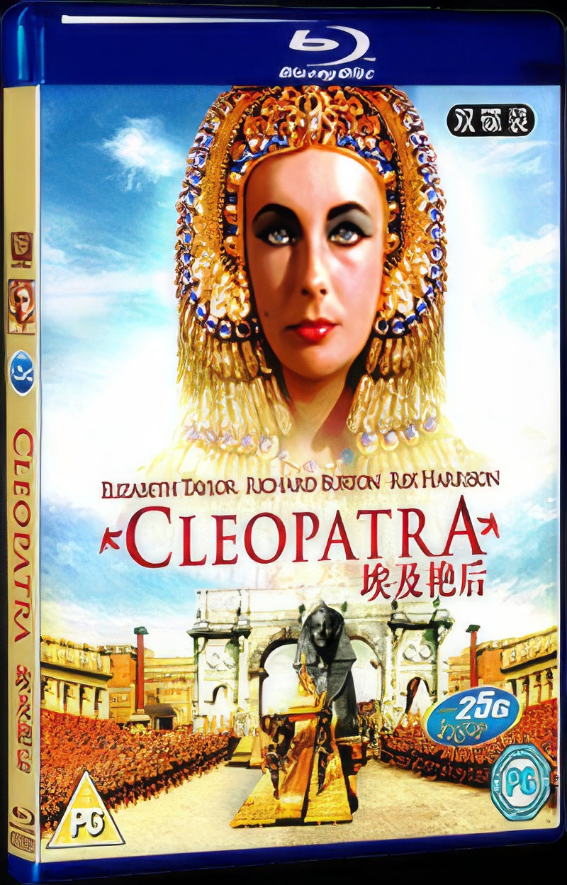 1963 Cleopatra Movie 2-Disc Box Set for Gift Collection Blu-ray