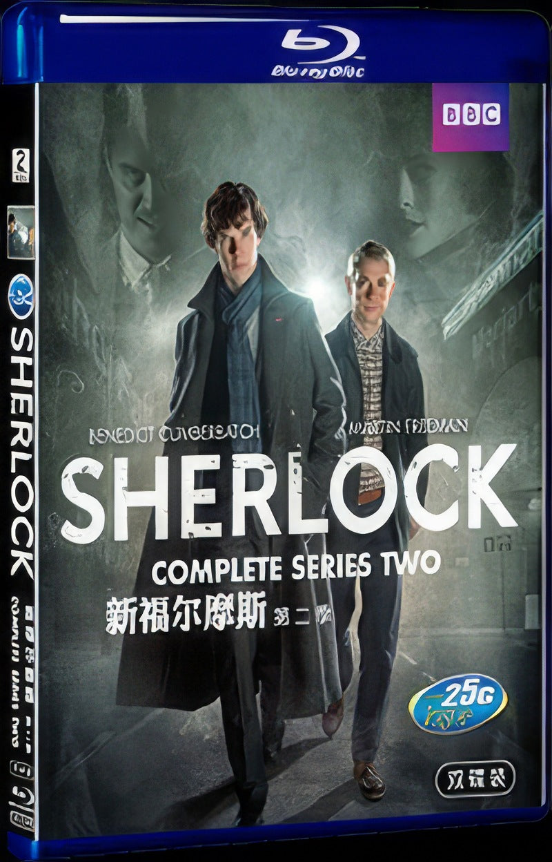 2012 Sherlock Season 2 Movie 2-Disc Box Set for Gift Collection Blu-ray