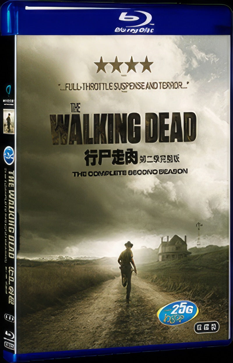 2011 The Walking Dead Season 2 Movie 2-Disc Box Set for Gift Collection Blu-ray