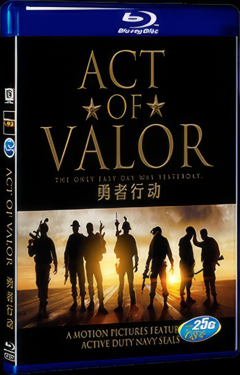 2012 Act of Valor Movie 1-Disc Box Set for Gift Collection Blu-ray