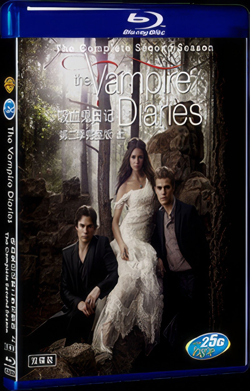 2010 The Vampire Diaries Season 2 Movie 4-Disc Box Set for Gift Collection Blu-ray