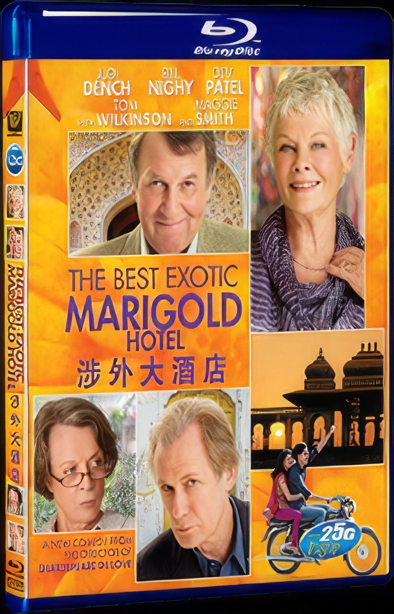 2012 The Best Exotic Marigold Hotel Movie 1-Disc Box Set for Gift Collection Blu-ray