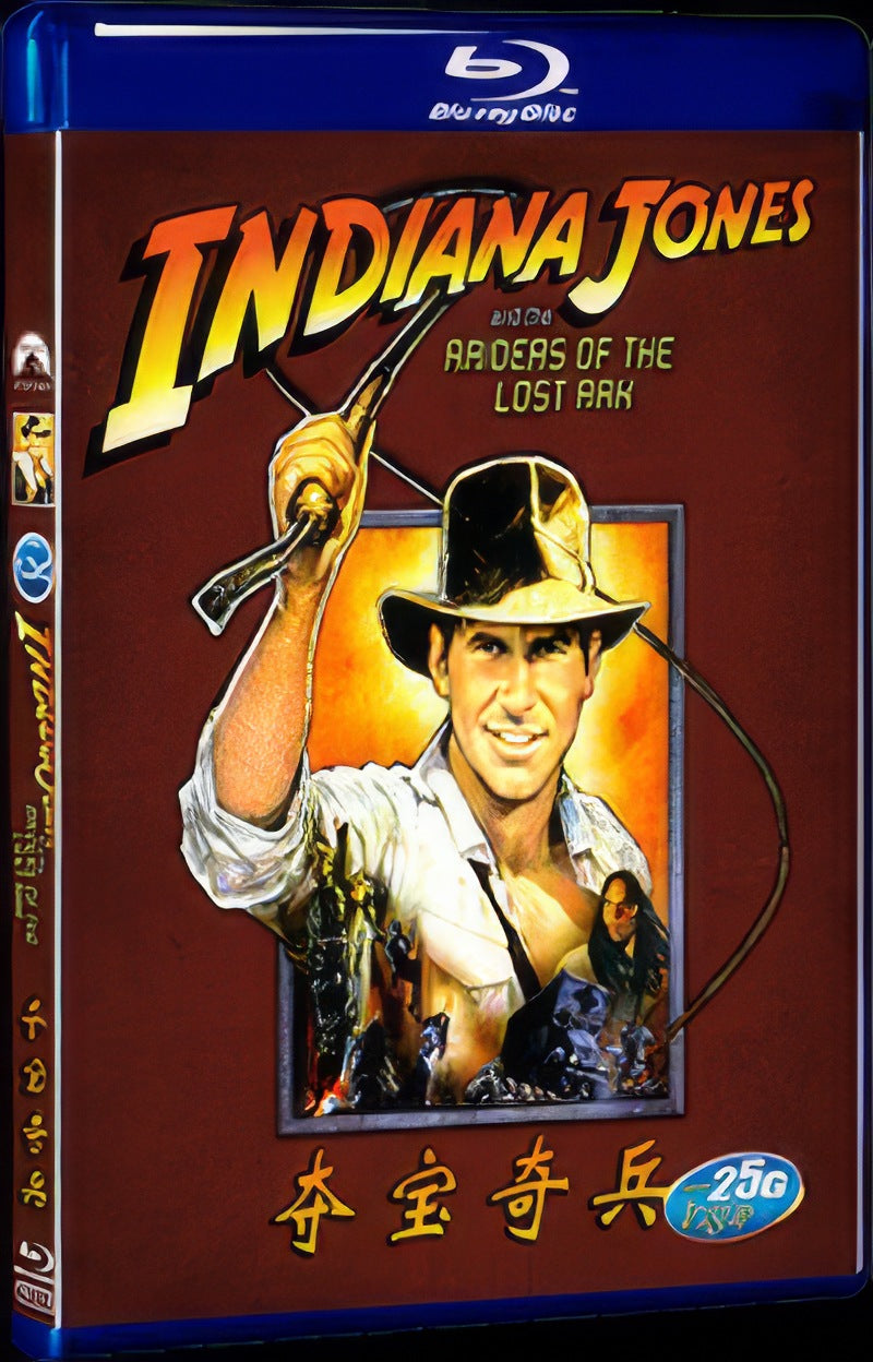 1981 Indiana Jones and the Raiders of the Lost Ark Movie 1-Disc Box Set for Gift Collection Blu-ray