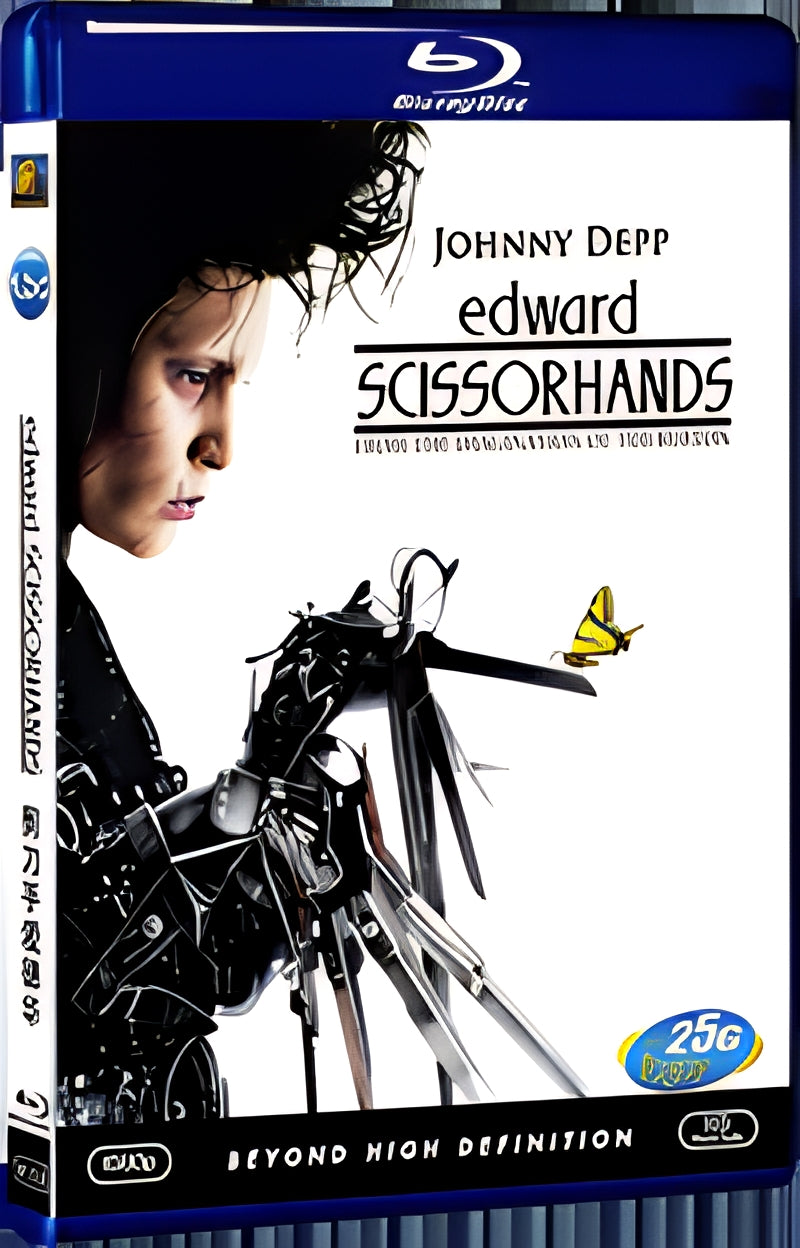 1990 Edward Scissorhands 1080P for Gift 1-Disc All RegionPlay Seal Box Blu-ray