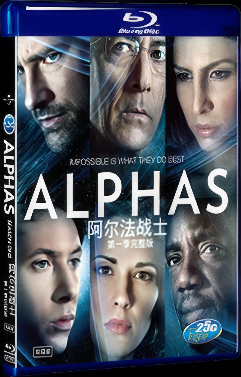 2011 Alphas Season 1 Movie 2-Disc Box Set for Gift Collection Blu-ray