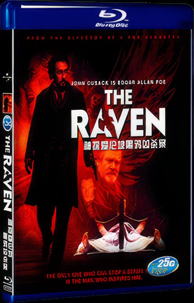 2012 The Raven Movie 1-Disc Box Set for Gift Collection Blu-ray