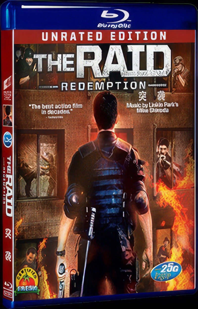 2011 The Raid: Redemption/Serbuan maut Movie 1-Disc Box Set for Gift Collection Blu-ray