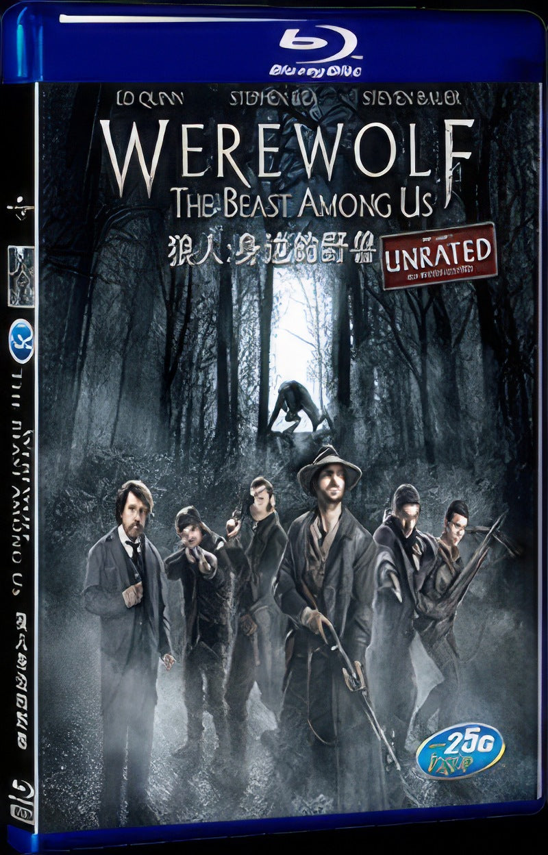 2012 Werewolf: The Beast Among Us Movie 1-Disc Box Set for Gift Collection Blu-ray