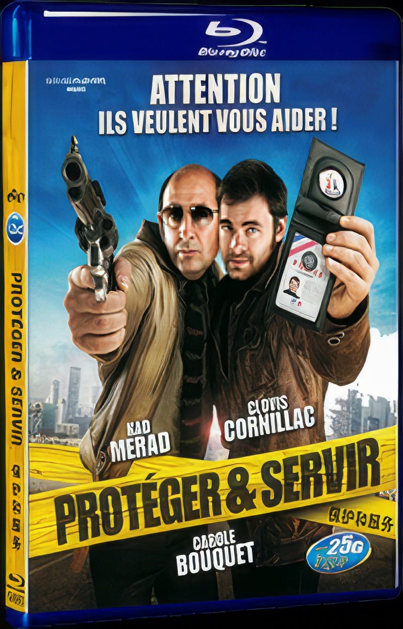 2010 Protéger et servir Movie 1-Disc Box Set for Gift Collection Blu-ray