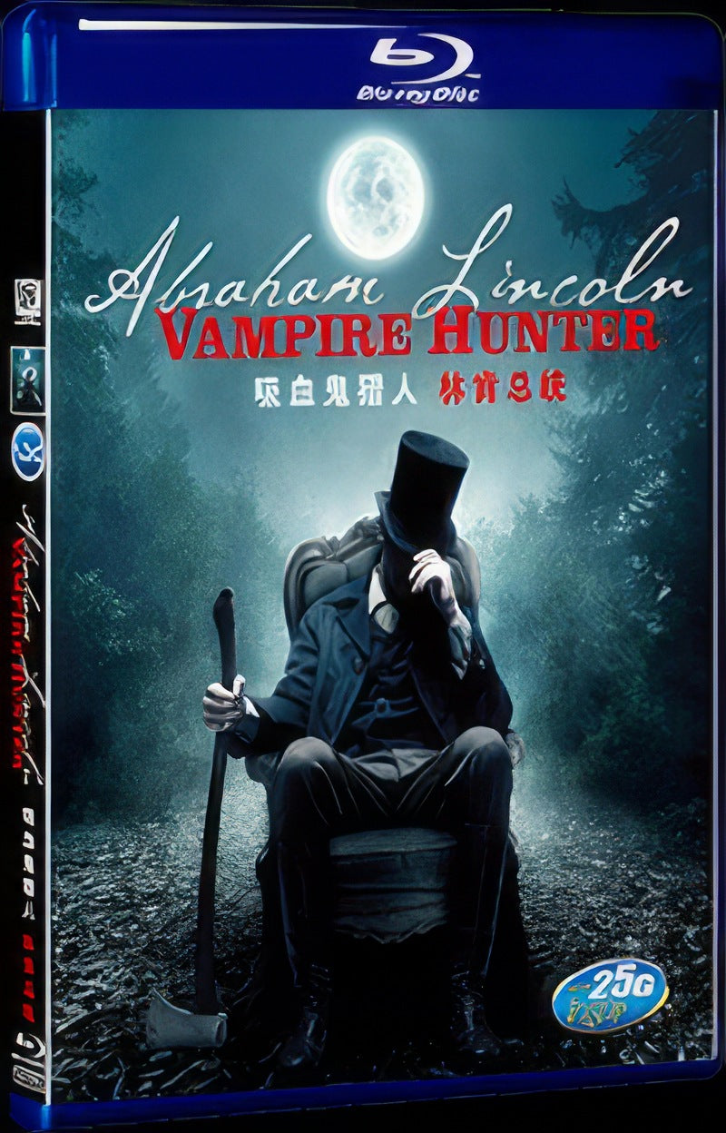 2012 Abraham Lincoln: Vampire Hunter Movie 1-Disc Box Set for Gift Collection Blu-ray