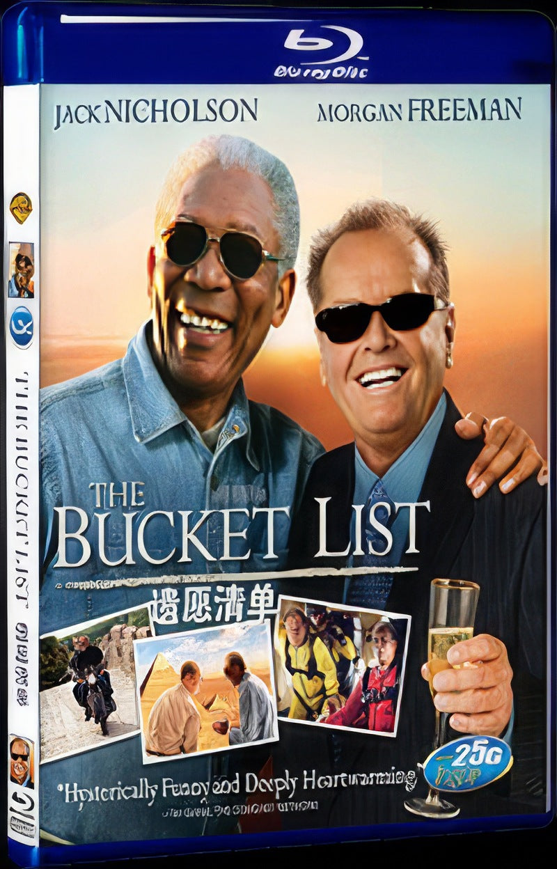 2007 The Bucket List Movie 1-Disc Box Set for Gift Collection Blu-ray