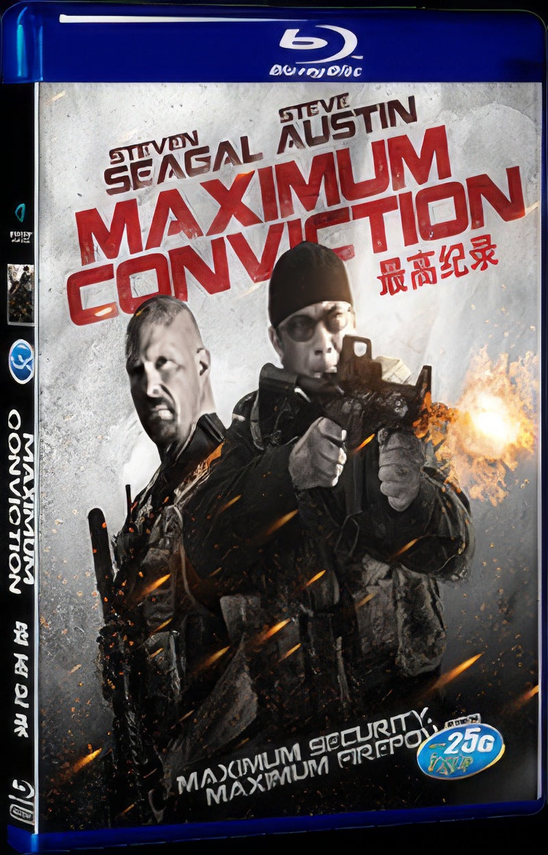 2012 Maximum Conviction Movie 1-Disc Box Set for Gift Collection Blu-ray