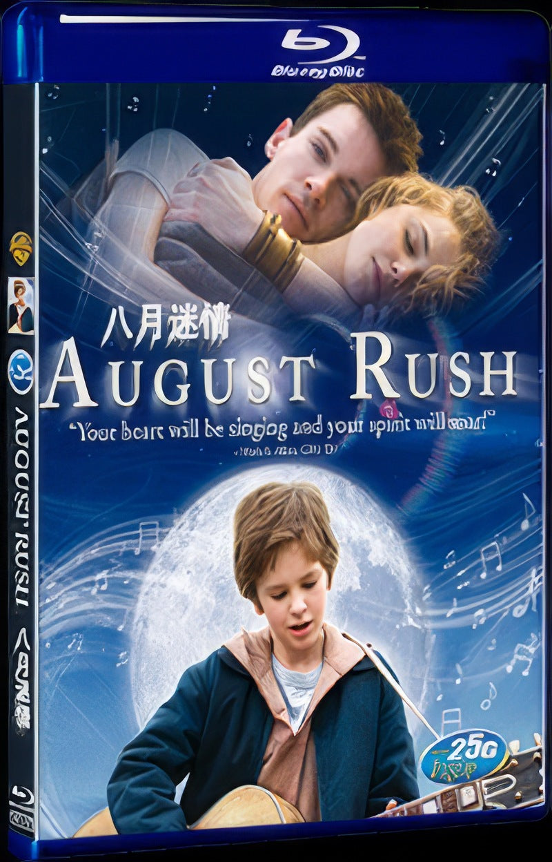 2007 August Rush Movie 1-Disc Box Set for Gift Collection Blu-ray