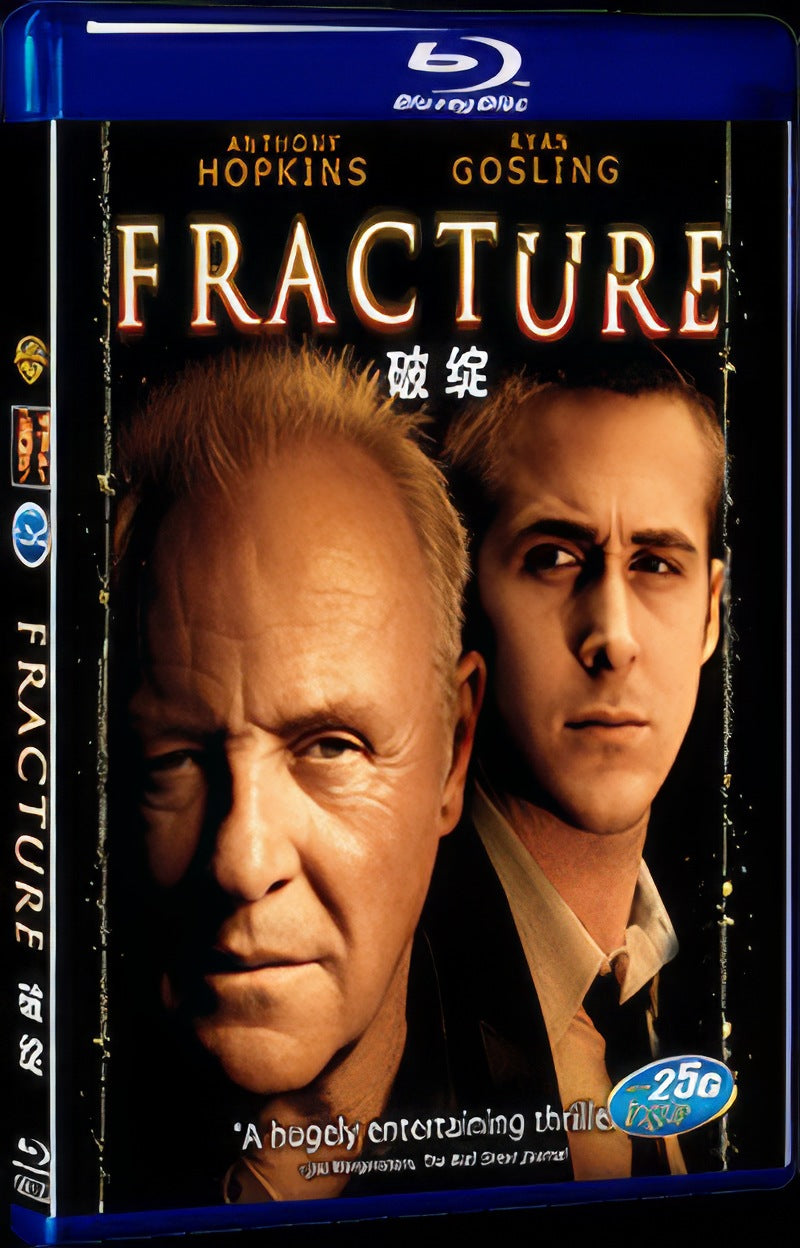 2007 Fracture Movie 1-Disc Box Set for Gift Collection Blu-ray