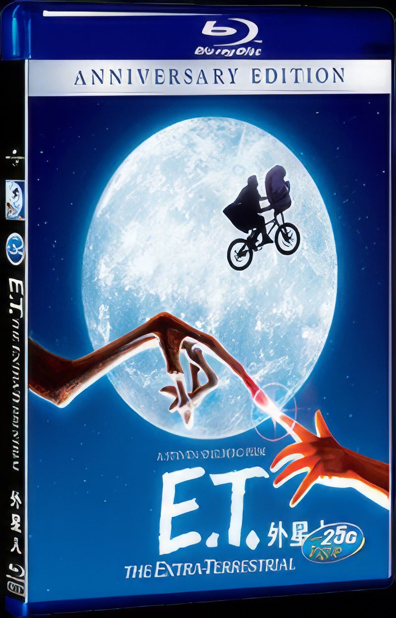 1982 E.T.: The Extra-Terrestrial/ET/ E.T.the Extra-Terrestrial/A Boy's Life. Movie 1-Disc Box Set for Gift Collection Blu-ray