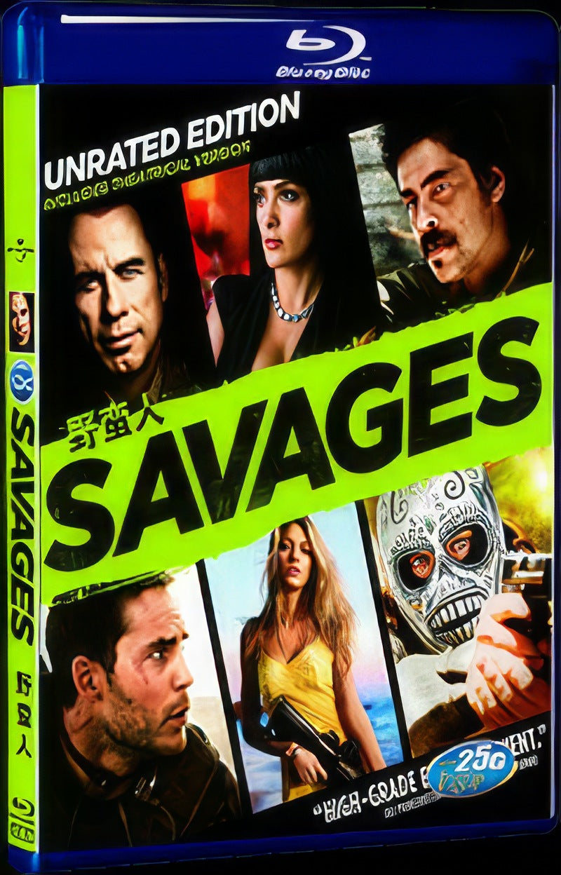 2012 Savages Movie 1-Disc Box Set for Gift Collection Blu-ray