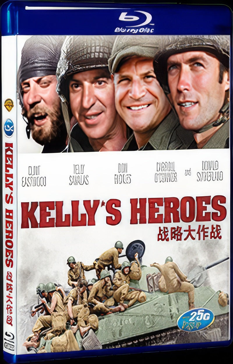 1970 Kelly's Heroes Movie 1-Disc Box Set for Gift Collection Blu-ray