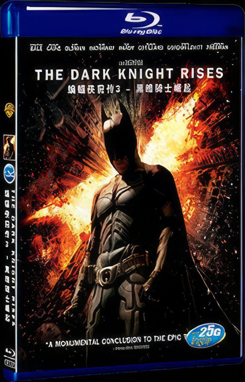 2012 The Dark Knight Rises Movie 1-Disc Box Set for Gift Collection Blu-ray
