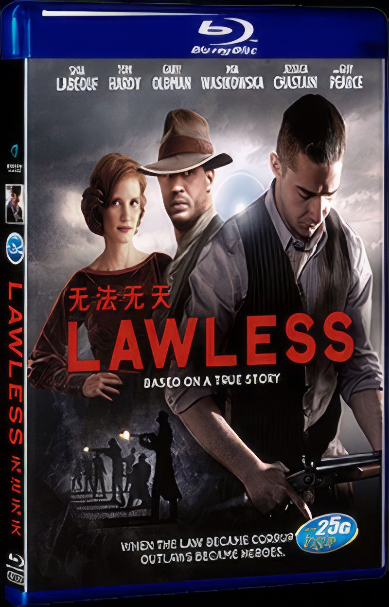 2012 Lawless/The Wettest County in the World Movie 1-Disc Box Set for Gift Collection Blu-ray
