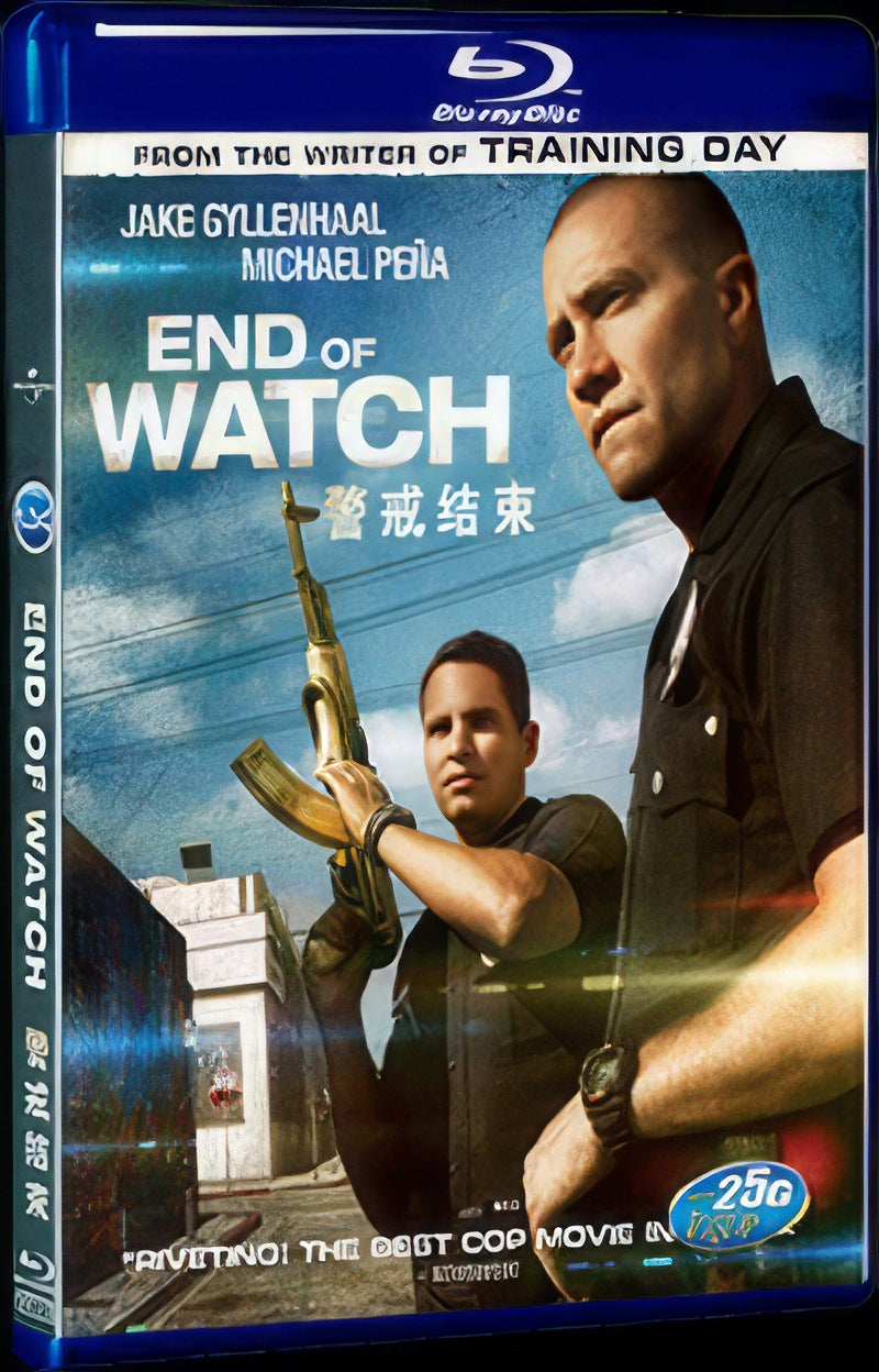 2012 End of Watch Movie 1-Disc Box Set for Gift Collection Blu-ray