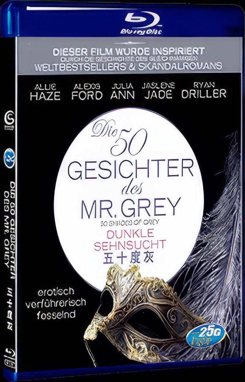 2012 Fifty Shades of Grey Movie 1-Disc Box Set for Gift Collection Blu-ray