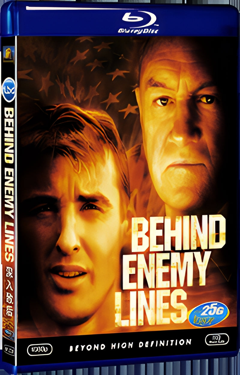 2001 Behind Enemy Lines 1080P for Gift 1-Disc All RegionPlay Seal Box Blu-ray
