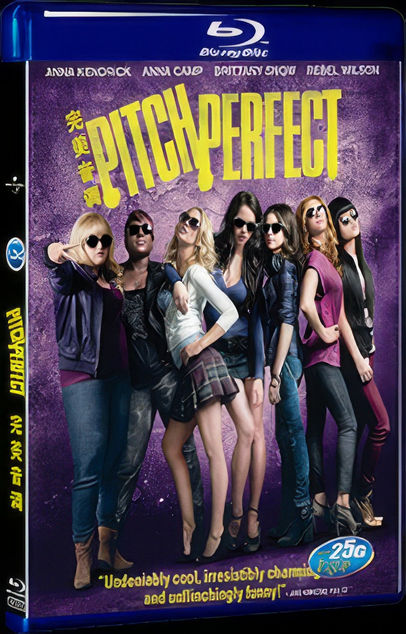 2012 PITCH PERFECT Movie 1-Disc Box Set for Gift Collection Blu-ray