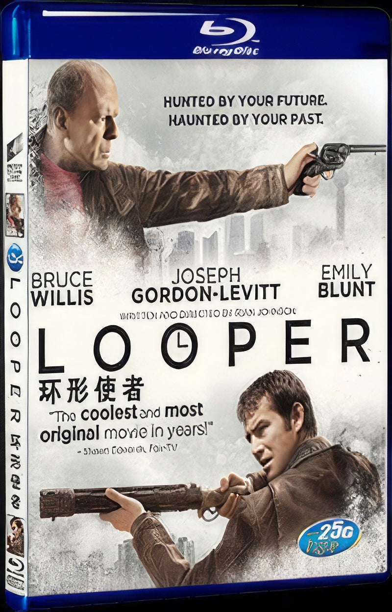 2012 Looper Movie 1-Disc Box Set for Gift Collection Blu-ray