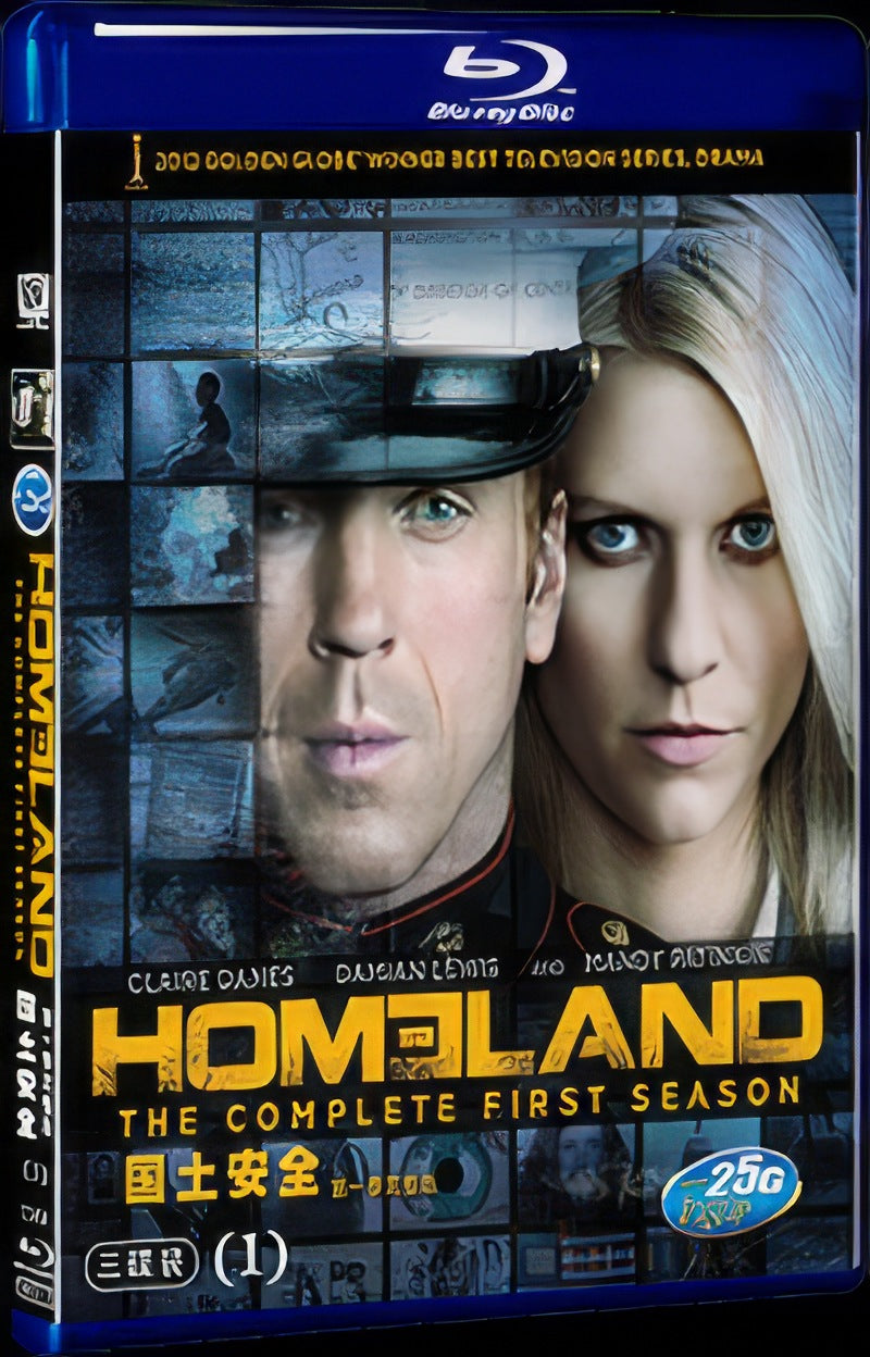 2011 Homeland Season 1 Movie 3-Disc Box Set for Gift Collection Blu-ray