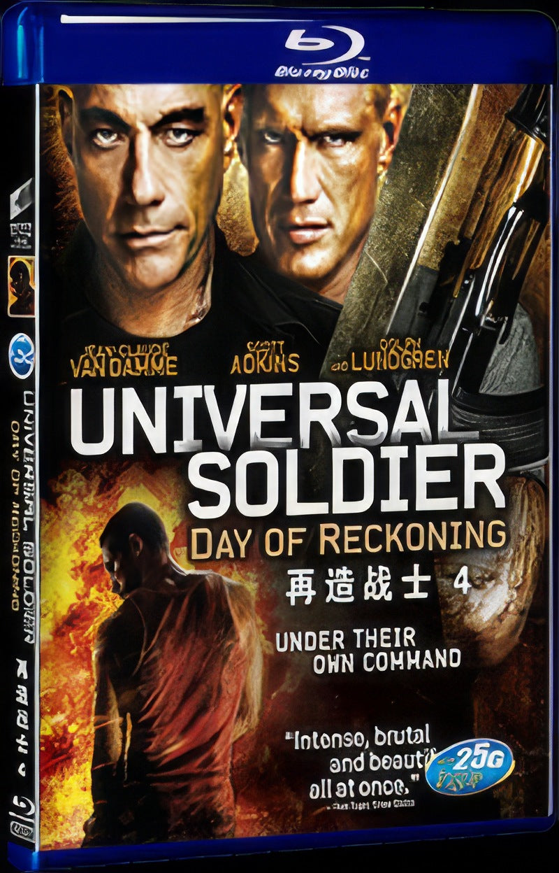 2012 Universal Soldier: A New Dimension Movie 1-Disc Box Set for Gift Collection Blu-ray