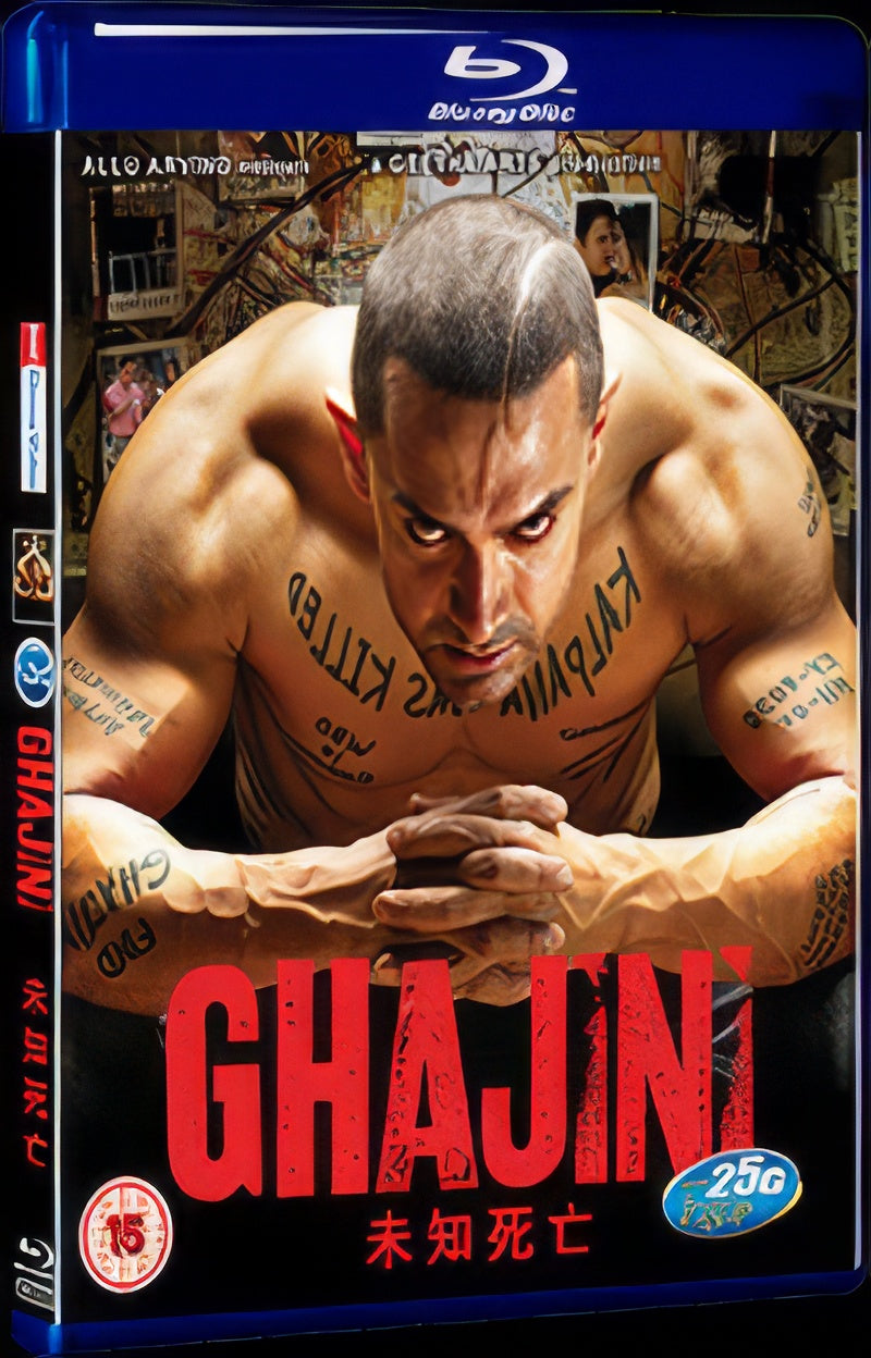 2008 GHAJINI 1080P for Gift 1-Disc All RegionPlay Seal Box Blu-ray