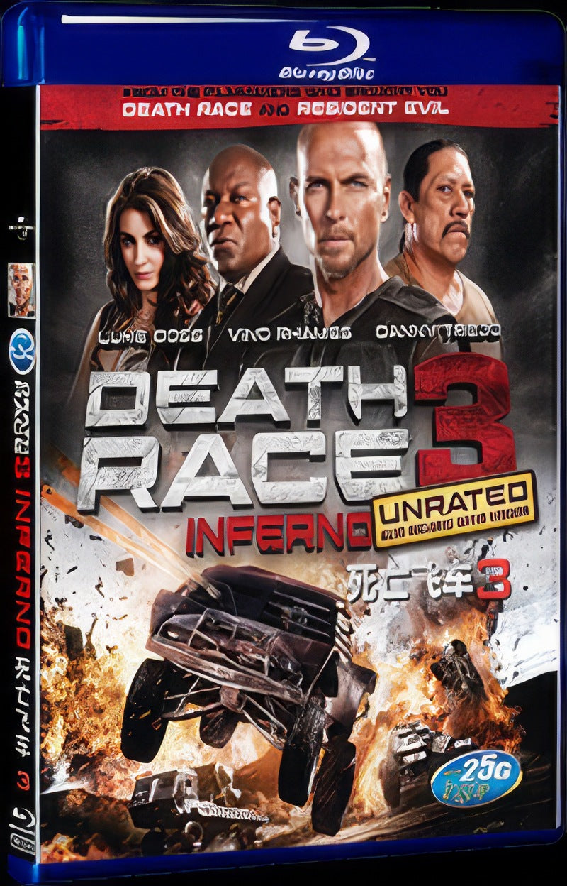 2012 Death Race 3: Inferno Movie 1-Disc Box Set for Gift Collection Blu-ray