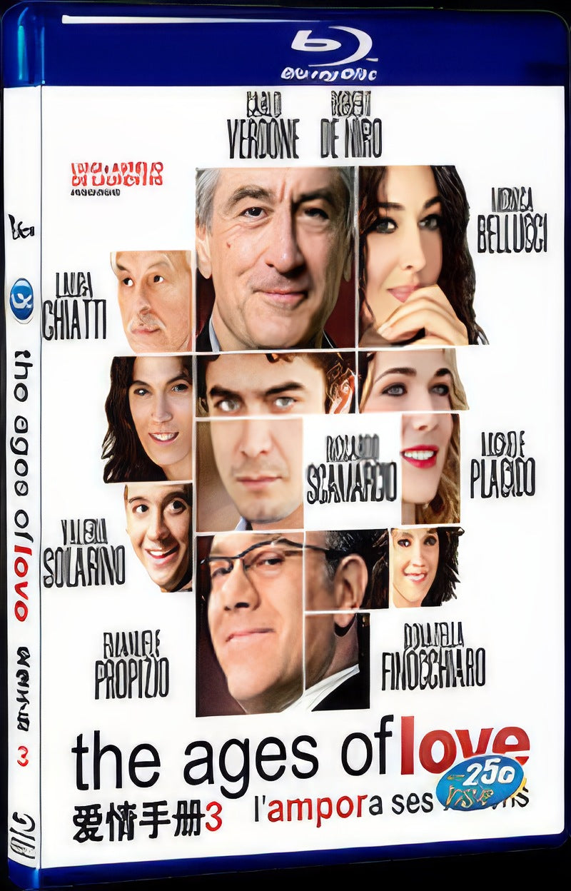 2005 Manuale d'am3re/The Ages of Love/Manual of Love 2/Manuale d'amore 3 Movie 1-Disc Box Set for Gift Collection Blu-ray