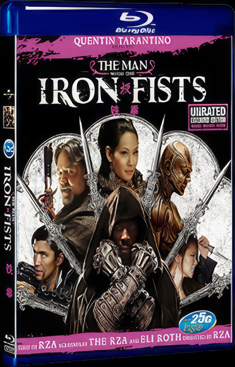 2012 The Man with the Iron Fists Movie 1-Disc Box Set for Gift Collection Blu-ray