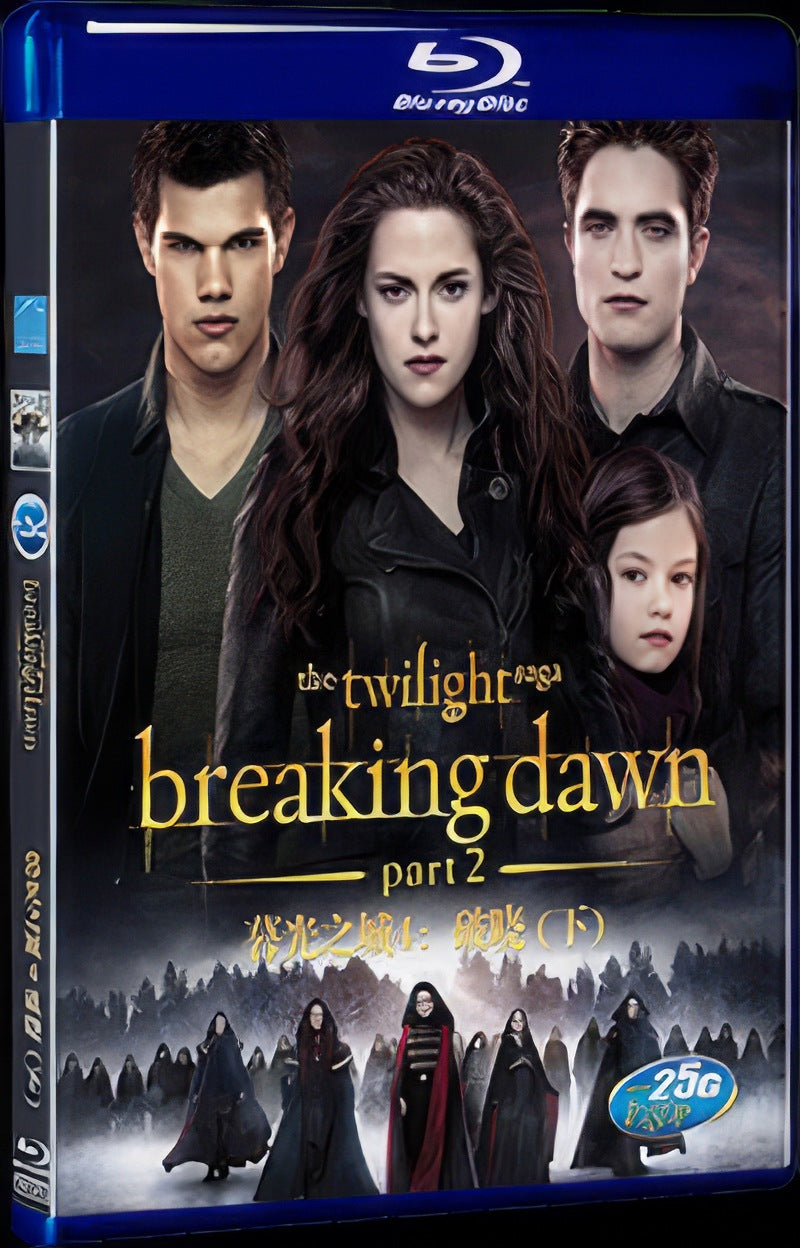 2012 Twilight 4 - II/The Twilight Saga: Breaking Dawn - Part 2 Movie 1-Disc Box Set for Gift Collection Blu-ray