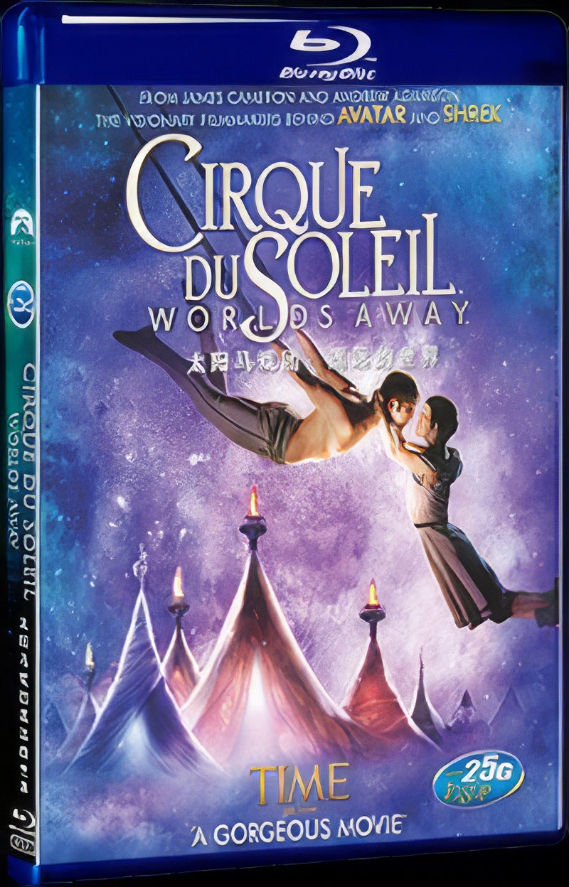 2012 Cirque du Soleil: Worlds Away Movie 1-Disc Box Set for Gift Collection Blu-ray