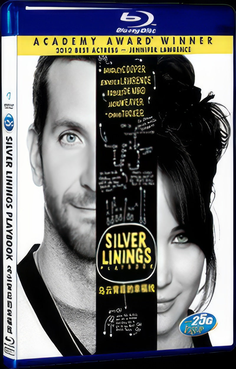 2012 Silver Linings Playbook Movie 1-Disc Box Set for Gift Collection Blu-ray