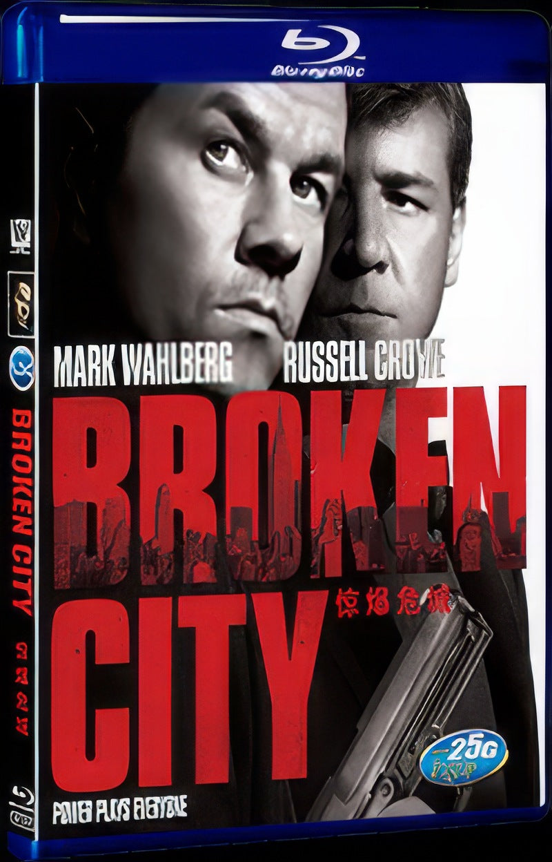 2013 Broken City Movie 1-Disc Box Set for Gift Collection Blu-ray